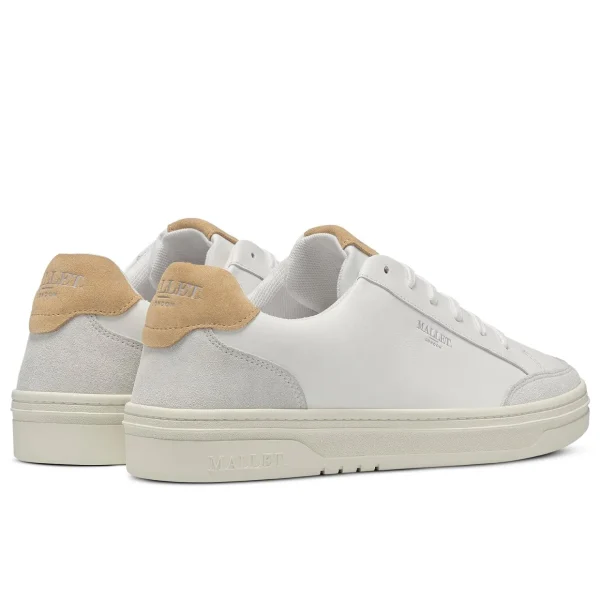 Sale Mallet Bentham Derby Off-White Beige Tab