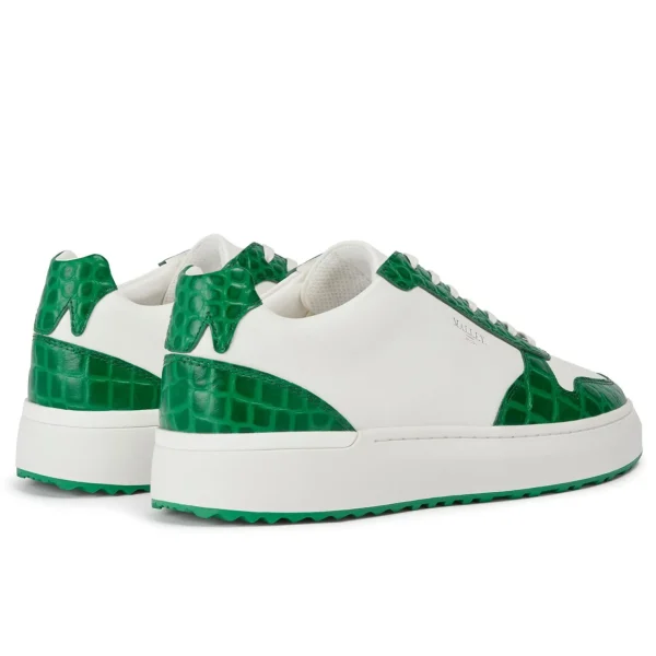 Clearance Mallet Hoxton 2.0 White Croc Green