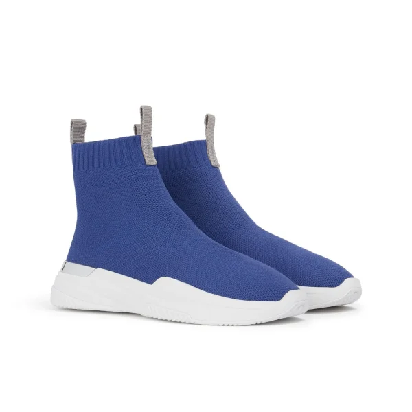 Hot Mallet Kids Sock Runner Tab French Navy