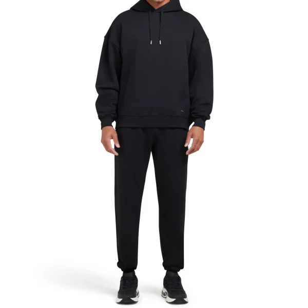 mallet_loopback_hoodie_bl_4.webp Discount Mallet Loopback Hoodie Black Organic