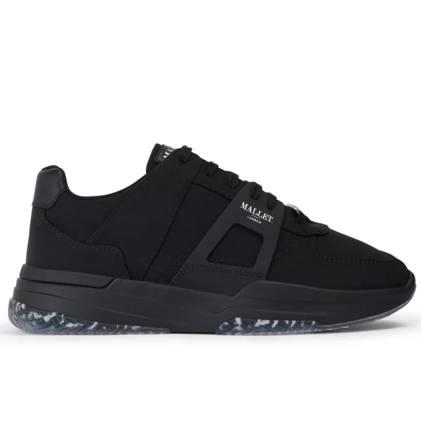 Shop Mallet Marquess Lace Up Triple Black