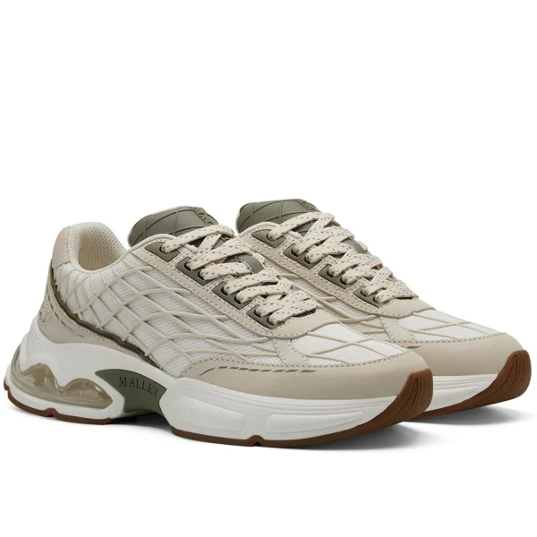New Mallet Neptune Off-White Khaki Womens Off White Khaki