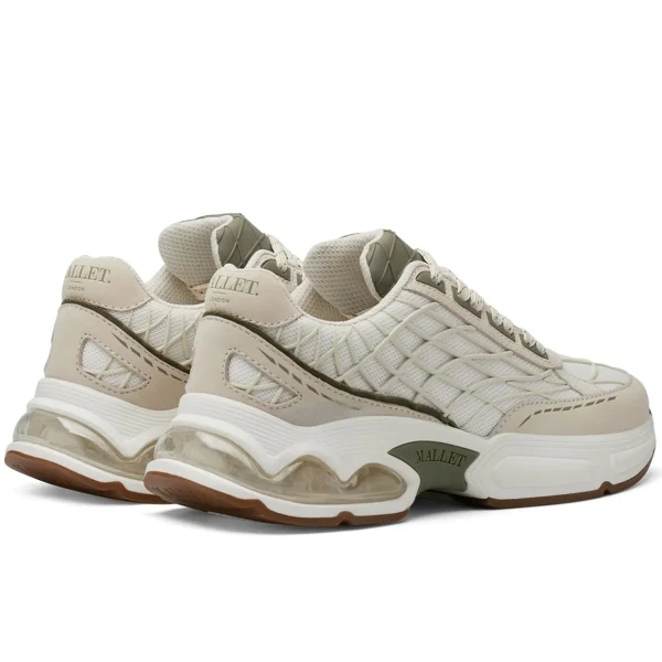 New Mallet Neptune Off-White Khaki Womens Off White Khaki