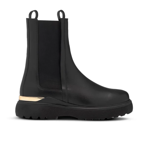 Fashion Mallet Rosemary Black Rose Boot Womens Triple Black