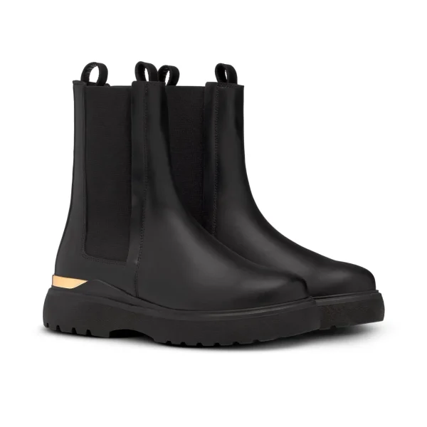 Fashion Mallet Rosemary Black Rose Boot Womens Triple Black