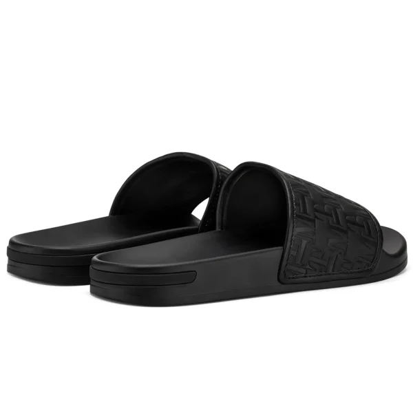 mallet_slide_leather_grid_2.webp Sale Mallet Slide Leather Grid Triple Black